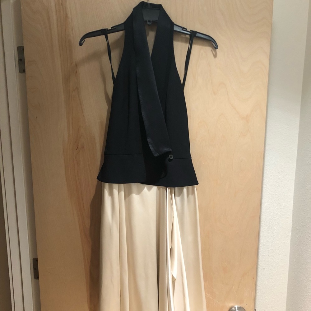 GORGEOUS Alexander Wang black & white formal dress
